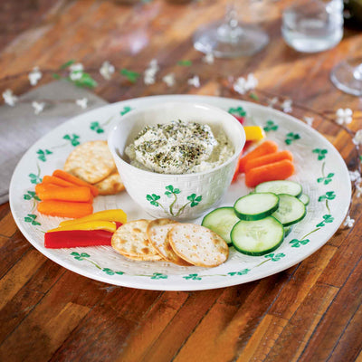 Belleek Chip and Dip Platter - Creative Irish Gifts