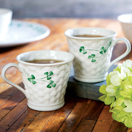 Belleek Shamrock Mugs - Creative Irish Gifts