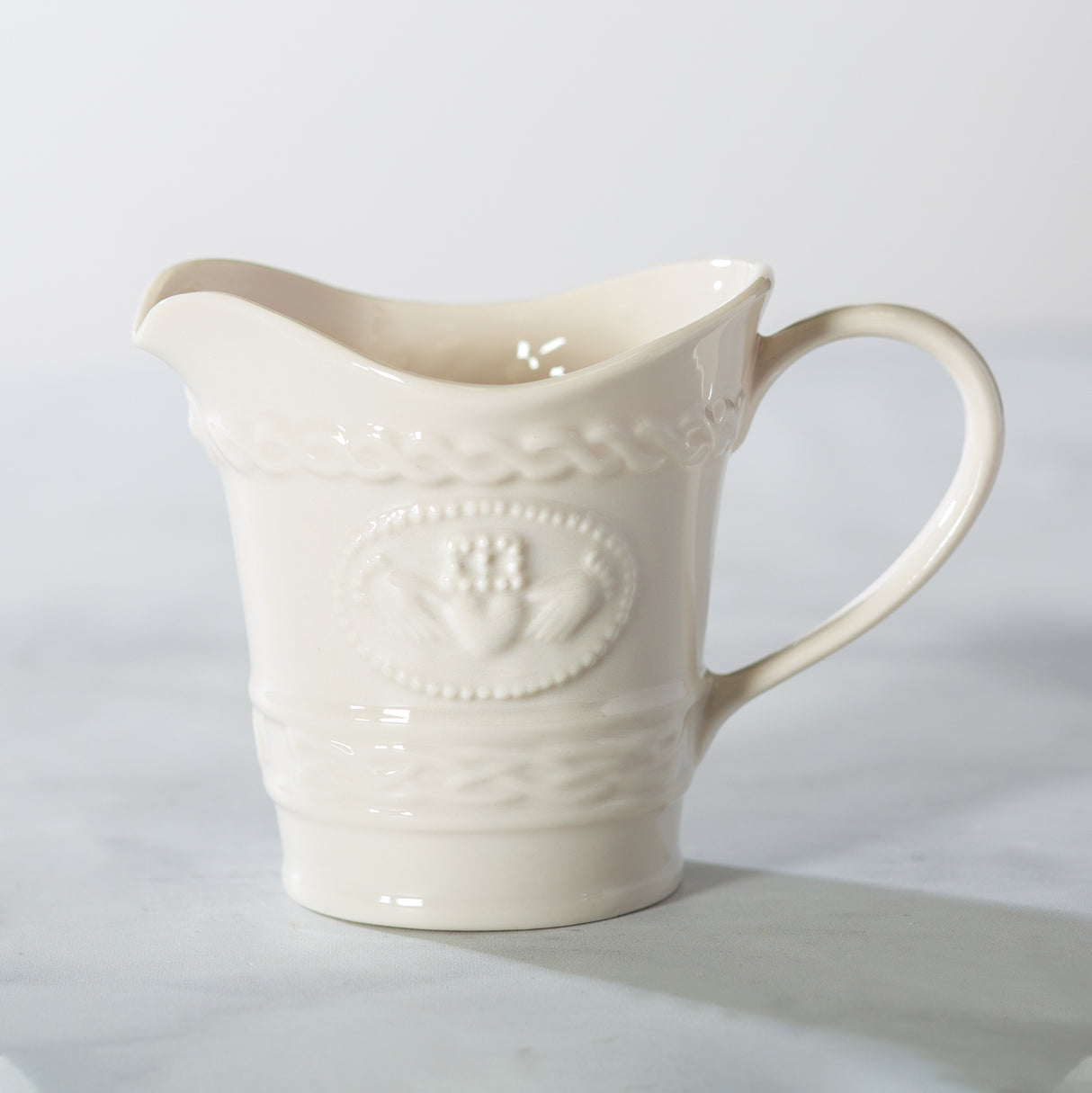 Belleek Claddagh Creamer Jug - Creative Irish Gifts