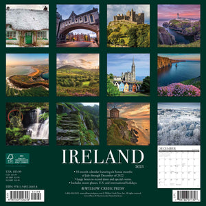 2023 Ireland 18 Month Wall Calendar - Creative Irish Gifts