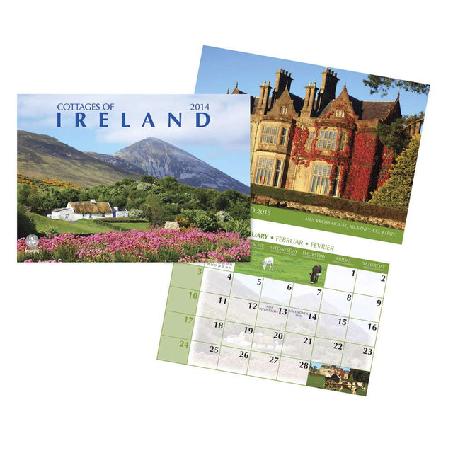 2014 Cottages of Ireland Calendar - Creative Irish Gifts