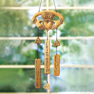 Claddagh Trinity Knot Windchime - Creative Irish Gifts