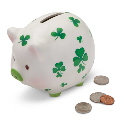 Shamrock Piggy Bank - Creative Irish Gifts