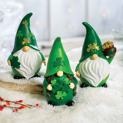 Shamrock Irish Gnomes Set - Creative Irish Gifts