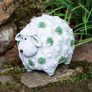 Shamrock Sheep Garden Statue - Creative Irish Gifts