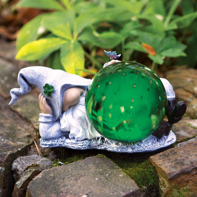 Solar Irish Gnome Garden Statue - Creative Irish Gifts