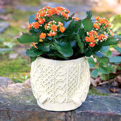 Aran Sweater Planter - Creative Irish Gifts