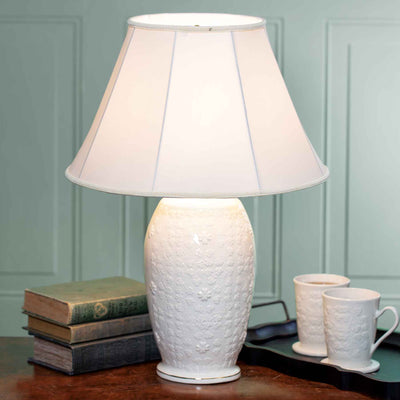 Belleek Field of Shamrocks Lamp - Creative Irish Gifts