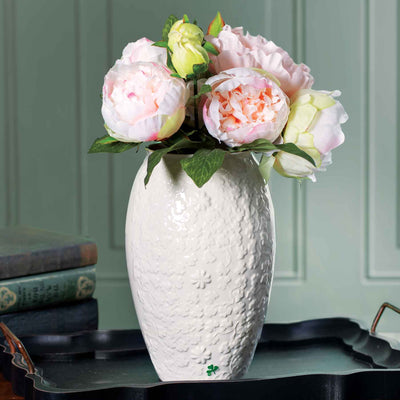 Belleek Field of Shamrock Vase - Creative Irish Gifts
