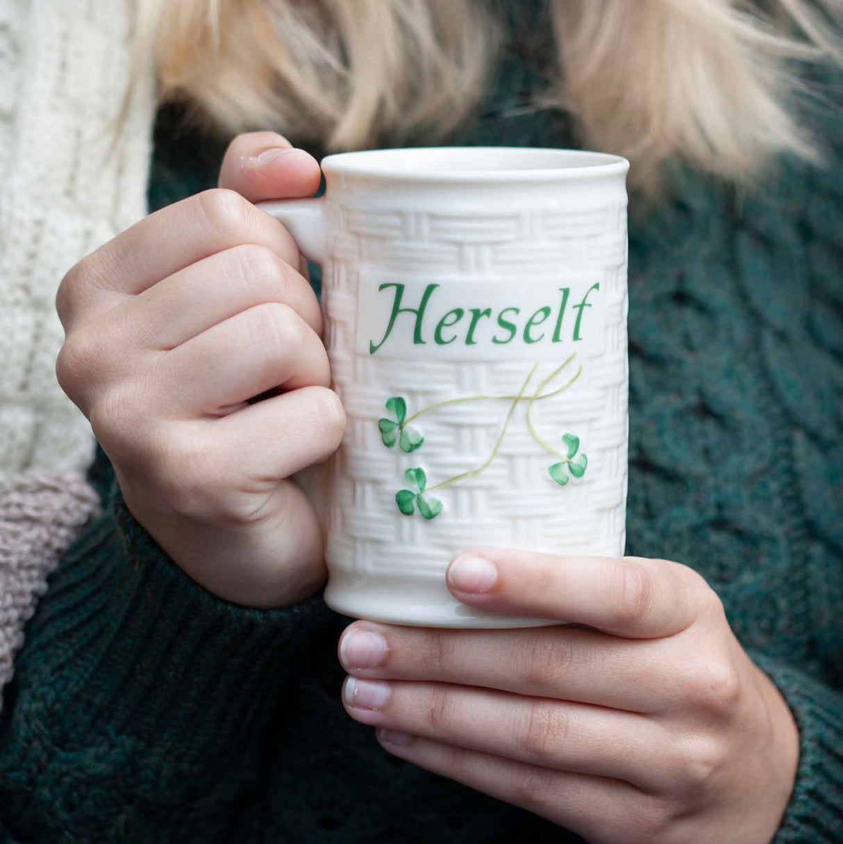 Belleek Herself Mug - Creative Irish Gifts