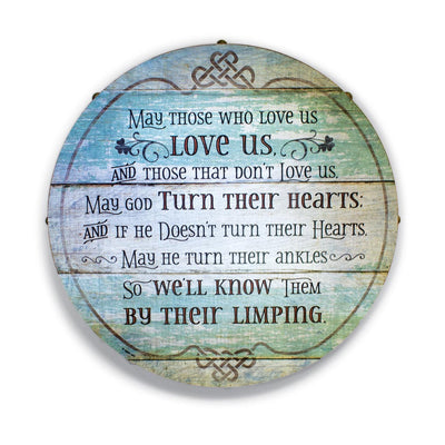 Funny Irish Blessing Barrel Plaque - Creative Irish Gifts
