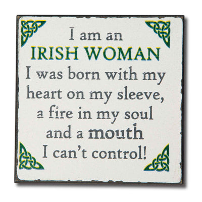 Irish Woman Sign - Creative Irish Gifts