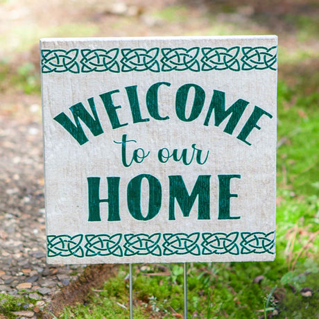Welcome to Our Home Plaque - Creative Irish Gifts