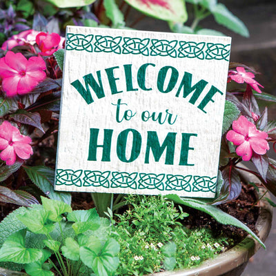 Welcome to Our Home Plaque - Creative Irish Gifts