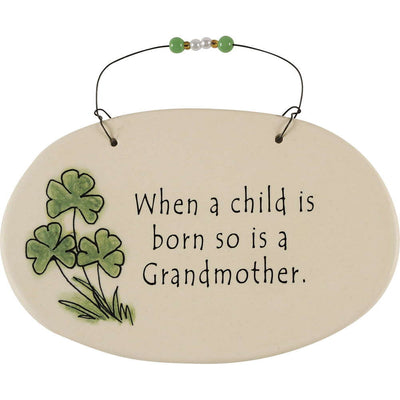 When a Child is Born Plaque - Creative Irish Gifts
