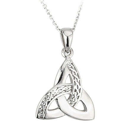 Trinity Knot Sterling Silver Pendant-Creative Irish gift