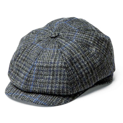 Black Plaid Driving Cap - Creative Irish Gifts