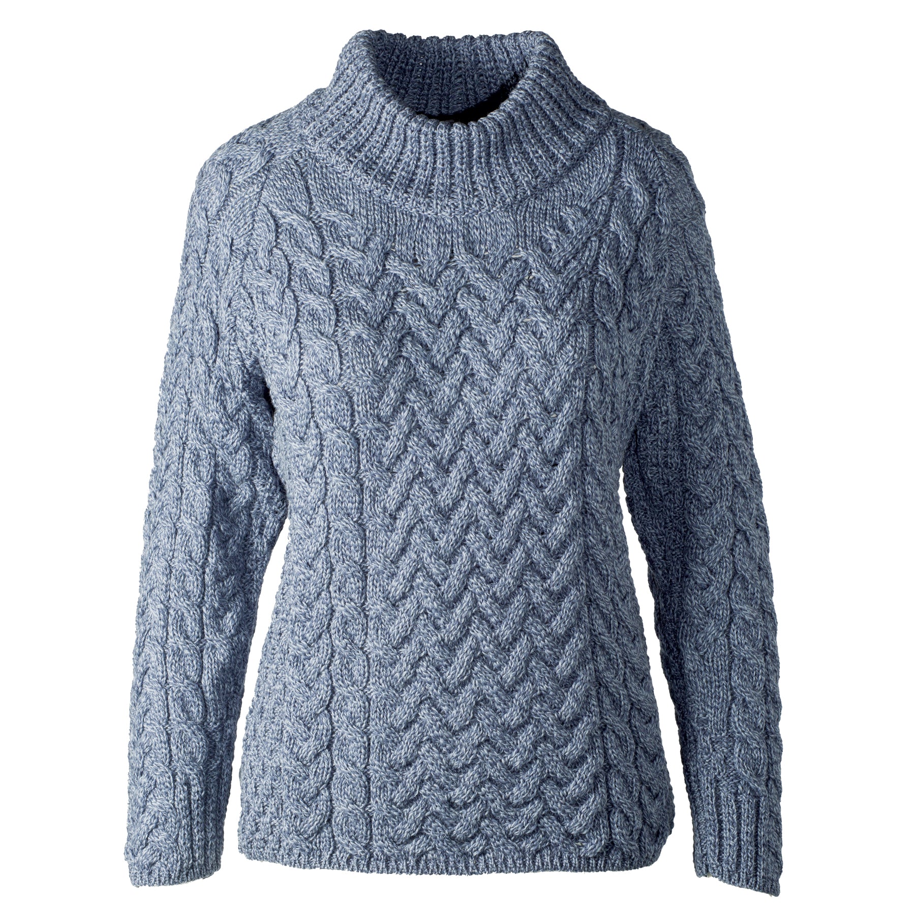 Turtleneck Sweater, Denim– Creative Irish Gifts