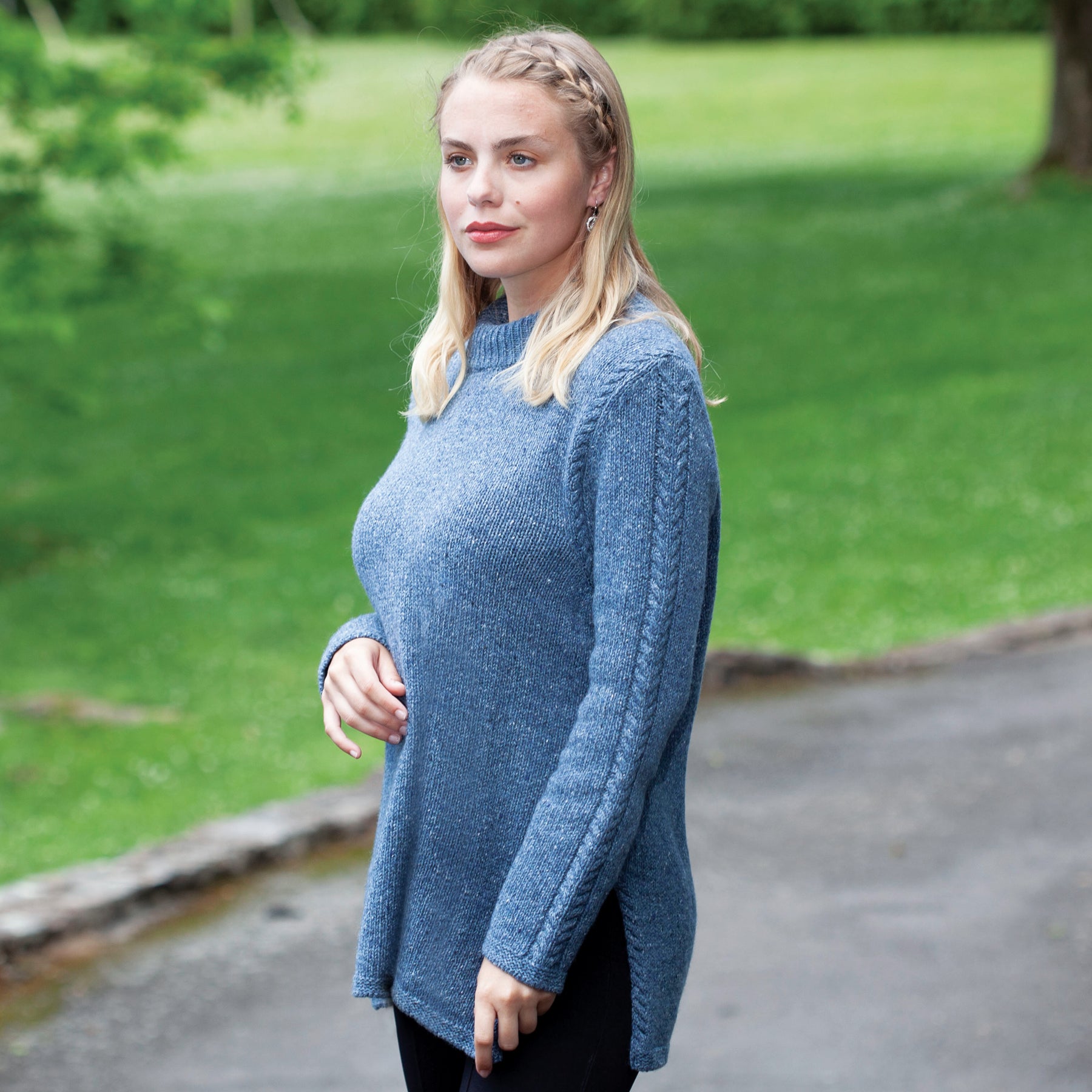 Knit tunic sweater hotsell