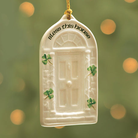 Belleek House Blessing Ornament - Creative Irish Gifts