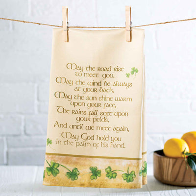 May The Road Rise Tea Towel - Creative Irish Gifts