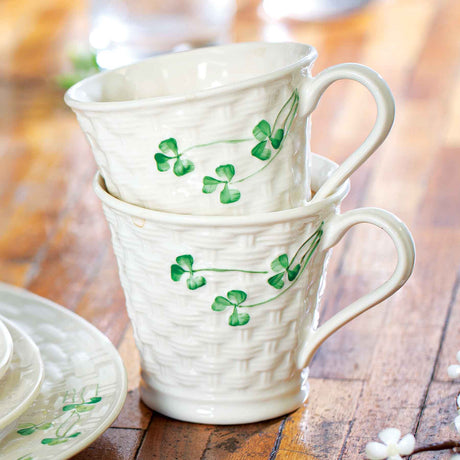 Belleek Shamrock Mugs - Creative Irish Gifts