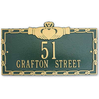 Claddagh Address Plaque - Creative Irish Gifts