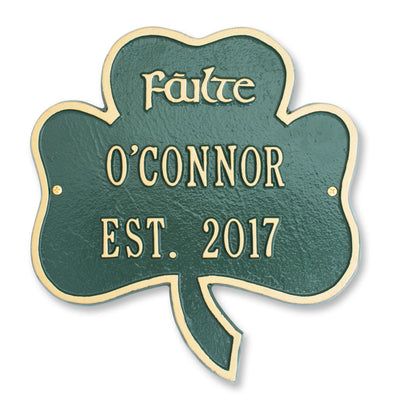Shamrock Family Plaque - Creative Irish Gifts