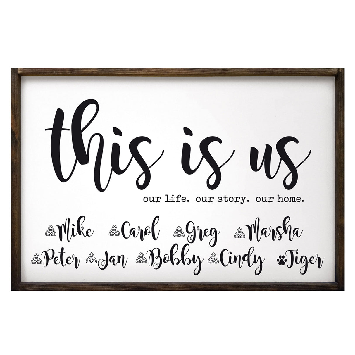 This is Us Personalized Plaque - Creative Irish Gifts